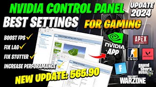 Nvidia Control Panel Latest Update 56590  Best Nvidia 56590 Settings amp Optimizations For Gaming [upl. by Deaner]