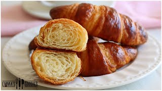 The Easiest way to make CROISSANTS  NO Folding [upl. by Toffey]