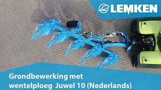 Grondbewerking met wentelploeg LEMKEN Juwel 10 2021 [upl. by Woodall]