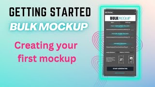 Create your first mockup using Bulk Mockup Photoshop Plugin  Getting Started with Bulk Mockup [upl. by Yoshi434]