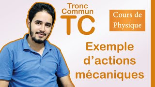 TCS  Exemple d’actions mécaniques  أمثلة لتأثيرات الميكانيكية [upl. by Airdnek]