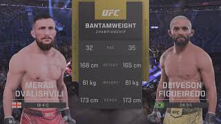 Merab Dvalishvili vs Deiveson Figueiredo [upl. by Klimesh]