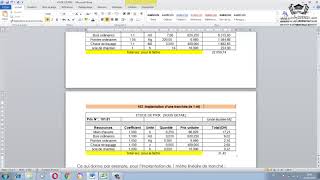 Formation Etude de prix  Vérification Sousdétail [upl. by Grous]