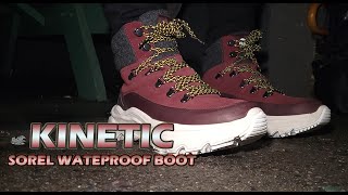 Sorel Womens Kinetic Breakthru Conquest Waterproof Boot firstimpressions [upl. by Enialed]