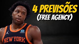 4 PREVISÕES para a Free Agency da NBA 2024 [upl. by Ydaf]