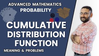 Cumulative Distribution function  CDF  Numericals  Probability Distribution problems  Btech Bsc [upl. by Anig]