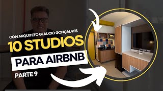 Tour por um Studio de 25 m2 para Airbnb  Arquiteto Glaucio [upl. by Aerahs]