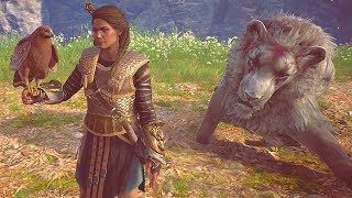 Assassins Creed Odyssey Nemean Lion  Romance Daphnae  Sinkholes of Herakles [upl. by Gilud982]