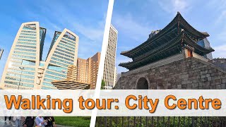 4K  Seoul walking tour Seoul Station to Insadong [upl. by Hessler910]