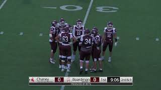 Boardman Spartans VS Chaney Cowboys Football 090624 [upl. by Macintyre559]