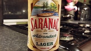 Saranac Adirondack Lager By Saranac Brewery  American Craft Beer Review [upl. by Yalahs]