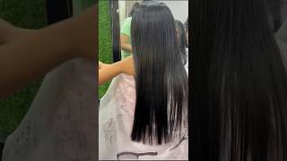 Permanent hair straightening ✨😊trendingshorts viralshorts viral [upl. by Ahtan958]