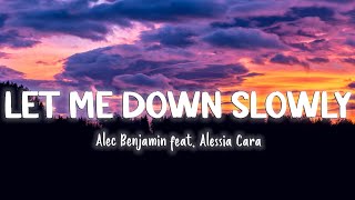 Let Me Down Slowly  Alec Benjamin feat Alessia Cara LyricsVietsub [upl. by Ailic]