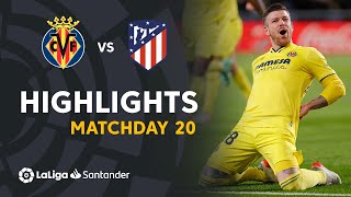 Resumen de Villarreal CF vs Atlético de Madrid 22 [upl. by Lynnelle]