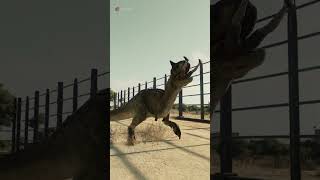 A visitor faced with a desperate situation Carnotaurus  Jurassic World Evolution 2 [upl. by Fayth]