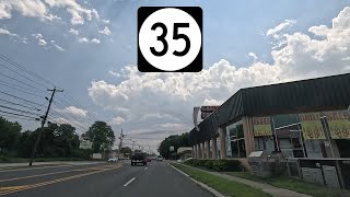 ⁴ᴷ⁶⁰ Driving New Jersey Route 35 from Red Bank NJ to Eatontown NJ [upl. by Hinkel954]