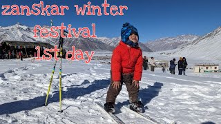 1st dayZANSKAR WINTER TOURISM FESTIVAL 2024 [upl. by Nevil]