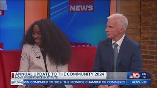 NBC 10 News Today Nova Workforce Institute interview [upl. by Anev]