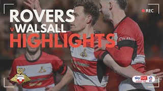 Doncaster Rovers v Walsall highlights [upl. by Htiduj]