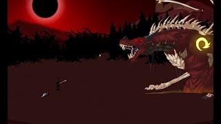 DragonFable  DoomKnight versus Ultra Merged Akriloth [upl. by Aihtak]