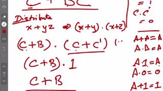 Simplify Boolean expressions using Boolean laws and identities  Digital Electronics  CAO [upl. by Onateyac211]