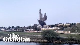 Exeter WW2 bomb detonated after homes evacuated [upl. by Luanni35]