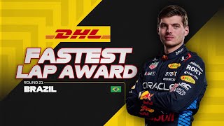 Max Verstappen Sets The Fastest Lap  2024 Sao Paulo Grand Prix  DHL [upl. by Eralc]