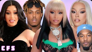 Nicki Minaj Diss Doja On New Track‼️Cardi Fans Go Off‼️Offset Fight With Rapper amp Glorilla ☕️ [upl. by Eimaraj]