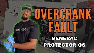 Overcrank Fault Generac Protector QS Error code 1100 Way too cold to start [upl. by Jacinta271]