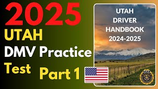 Utah DMV Permit Practice Test  Part 1  USA DMV Permit Practice Test [upl. by Nels]