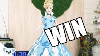 CINDERELLA DOLL CAKE WIN  30 Minute Cake Challenge  CAKE FAIL  Koalipops [upl. by Koslo402]