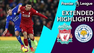 Liverpool v Leicester City  PREMIER LEAGUE EXTENDED HIGHLIGHTS  13019  NBC Sports [upl. by Odlonyer]