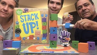 Playing Stack Up Game BUILD THE TOWER [upl. by Clem]