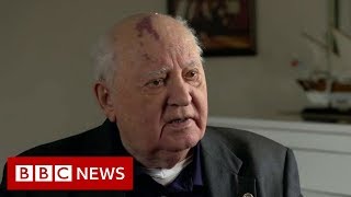 Mikhail Gorbachev World in ‘colossal danger’  BBC News [upl. by Avid5]