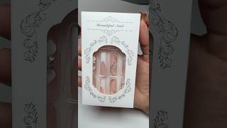 How to Apply Shein Press On Nails with Sticky Tabs pressonails cutesy sheinhaul nailart shein [upl. by Ydnat]