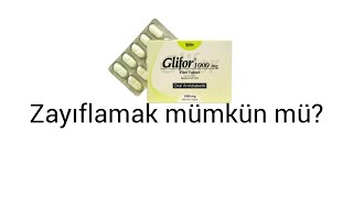 Glifor tablet ne için kullanılır  Glifor zayıflamak için kullanılır mı [upl. by Fisken298]