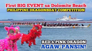 FIRST BIG EVENT SA DOLOMITE BEACH  PHILIPPINE DRAGONBOAT COMPETITION [upl. by Amiaj]