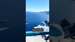 Santorini Greece Unique Fact shorts shortsvideo santorini greece [upl. by Sapphira]