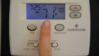 Thermostat Programing [upl. by Kohler]