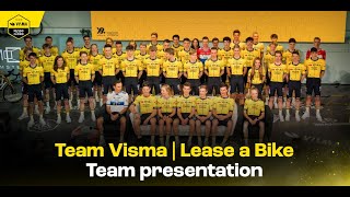 Team Visma  Lease a Bike team presentation [upl. by Tannenwald]