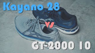 鞋測 Asics Kayano 28 vs GT2000 10  兄弟鬩牆之大哥不一定是對的  2021ep31 [upl. by Neela198]