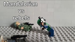 Mandalorian vs Rebels  Lego Star Wars stop motion [upl. by Ethelda120]