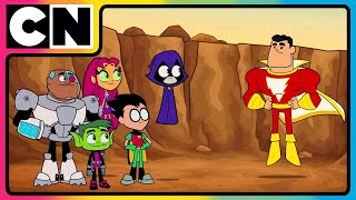 Teen Titans go 🤩  Robin’s Superhero Puppet Show 🎪  Compilation  Cartoon for Kids  cnindia [upl. by Wareing]