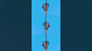 trending reels electrician electricians lineman hardworkelectricalworkelectric electricity [upl. by Ilera]