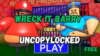 Wreck It Barry Obby Uncopylocked  Roblox Studio  2024 [upl. by Atik]