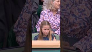 Who remembers PrincessCharlotte s engagement at Wimbledon shorts [upl. by Kery]