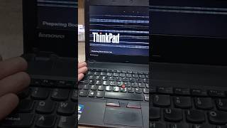 Lenovo thinkpad x121e turning on show display with linings problem x121e laptoprepair viralshort [upl. by Imac]