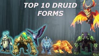 Top 10 druid forms in WOW [upl. by Leamsi]