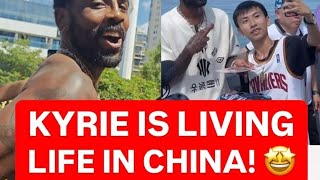 KYRIE AND ANTA IN CHINA 👀 NEW SHOES SHOCK DROP 😲 sneakerheads [upl. by Aerdma307]