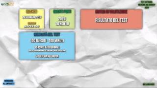 Video analisi UnidTest  Test Cattolica Medicine and Surgery [upl. by Morse]